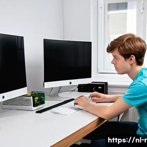 라즈베리파이 해킹 실습 - **Prompt 1: Ethical Hacking Setup in a Dutch Home Office**
    "A bright, well-organized home office...